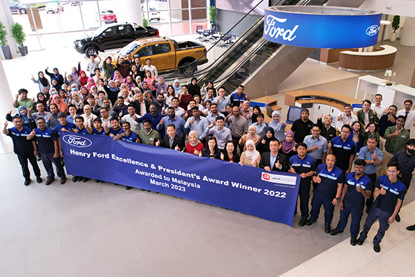 SDAC recognised as best Ford distributor in Asia Pacific for outstanding customer satisfaction