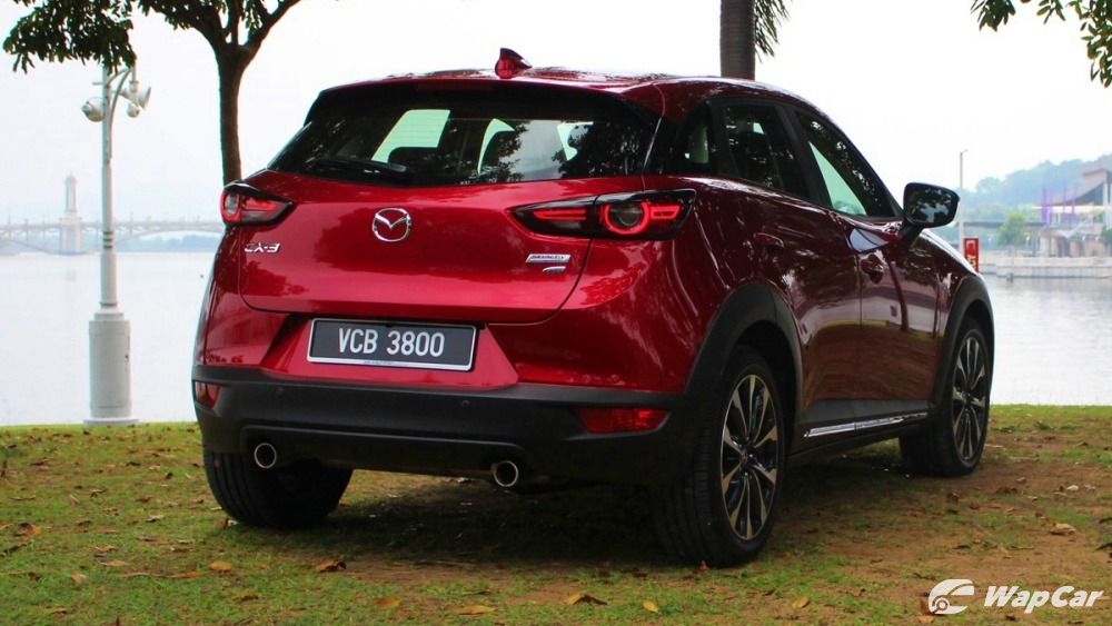 2018 Mazda CX-3 rear quarter shot 