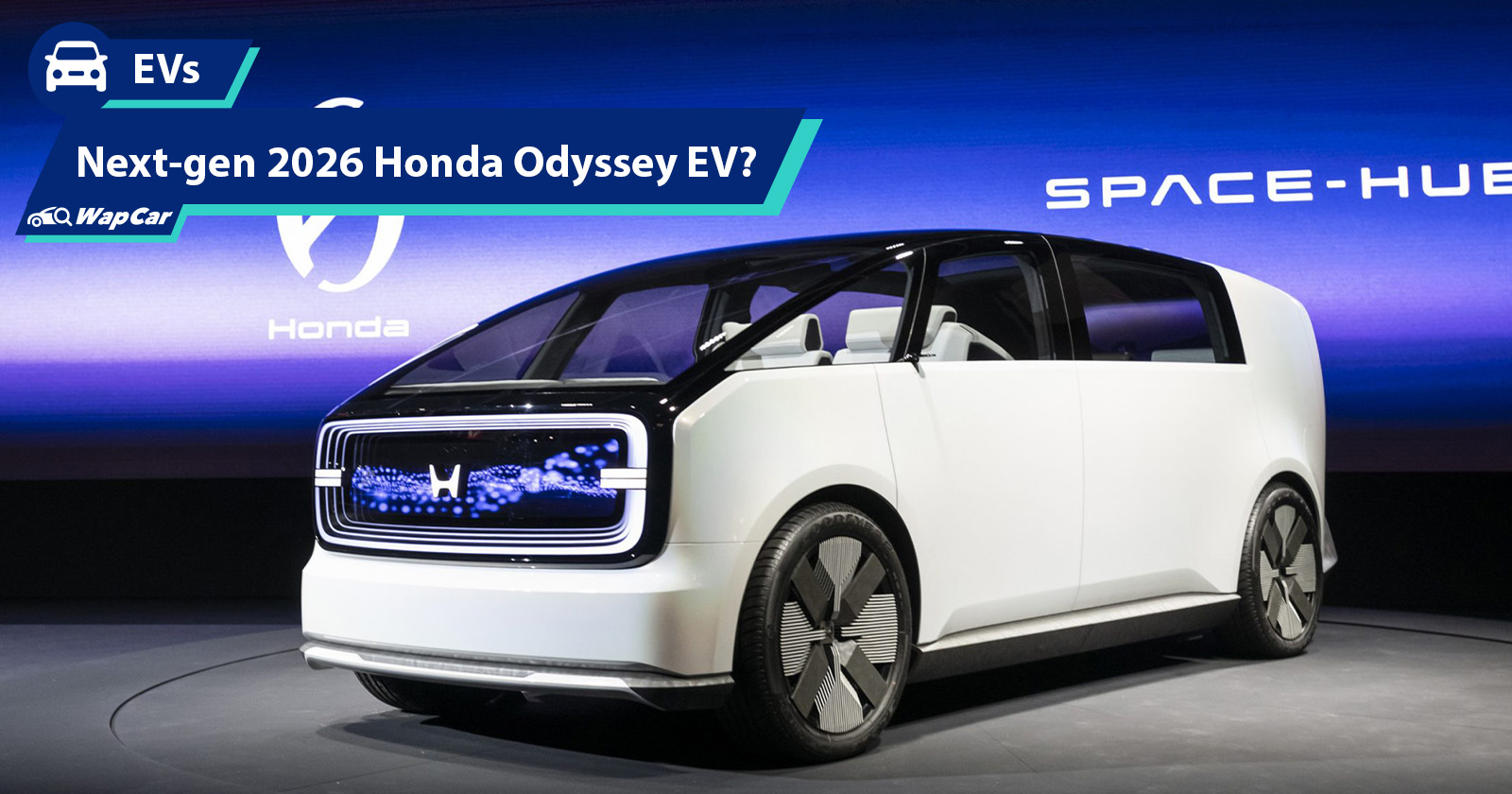 Is this the 2026 Honda Odyssey EV Space Hub concept previews Honda s next gen electric MPV WapCar