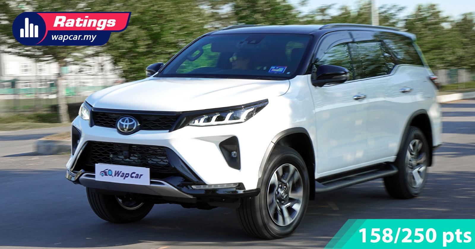 Ratings: 2021 Toyota Fortuner 2.8 VRZ - Decent in most aspects