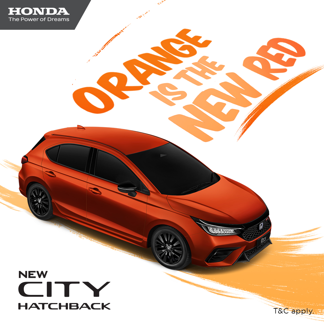 2024 Honda City Hatchback gains Phoenix Orange Pearl colour; specs and prices maintain, from RM 86k