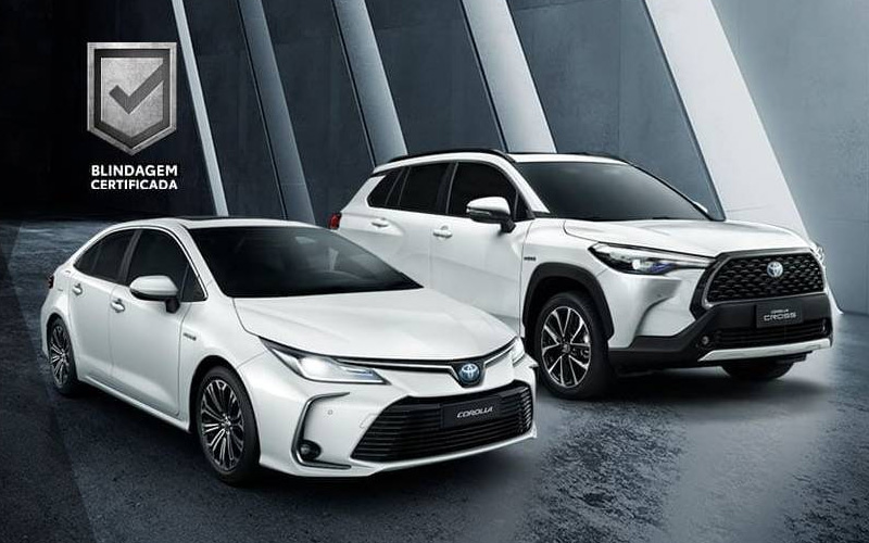 The tough gets tougher - Toyota Brazil now offers bulletproof armour for Corolla, Corolla Cross, Hilux, Fortuner