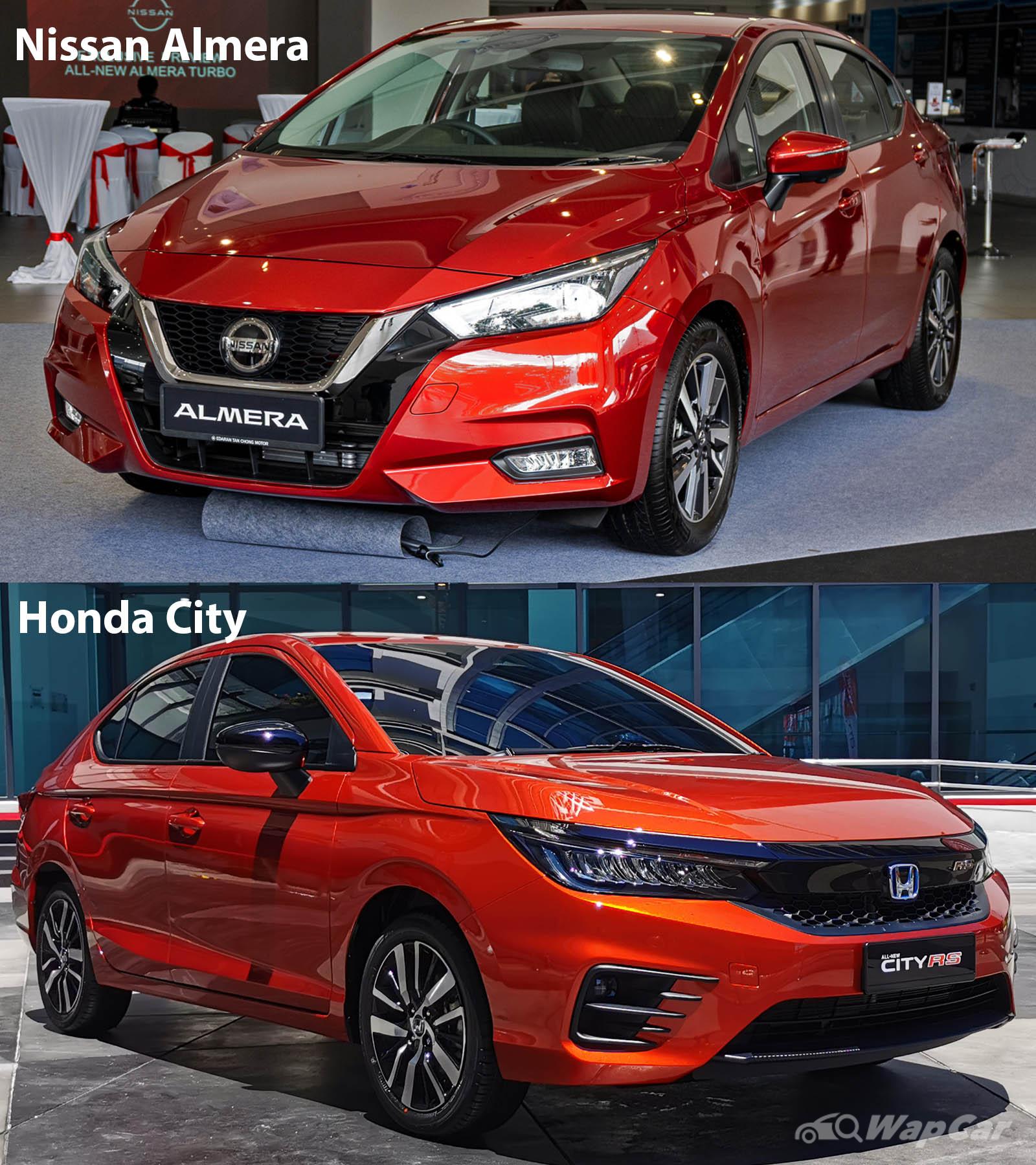 Nissan Almera vs Honda City should you pick turbo or hybrid WapCar